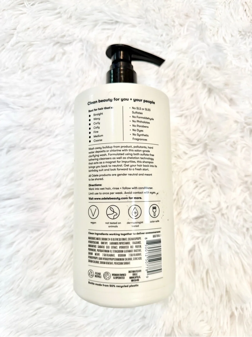 NEW Odele Clarifying Shampoo Smoothing Conditioner 32 oz Jumbo Set Clean Hair
